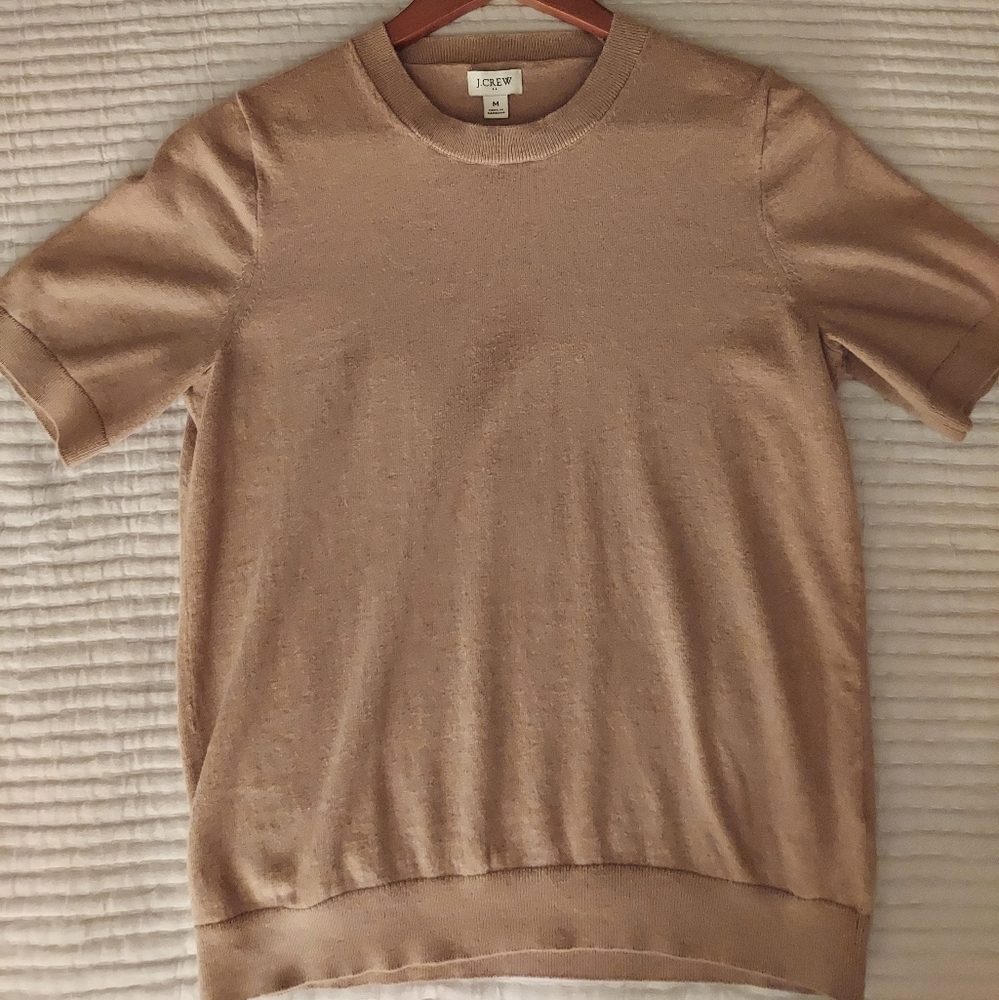 J. Crew Factory Tan Crew Neck Sweater